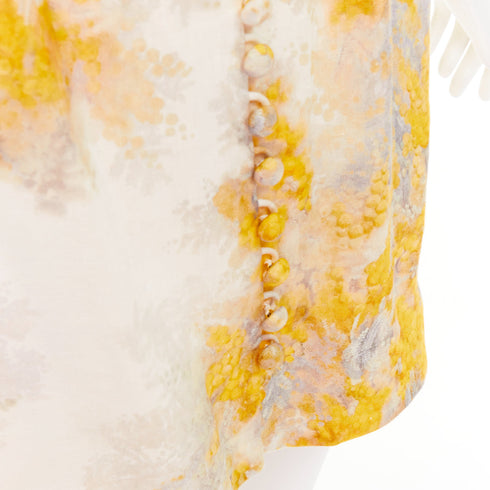 Women's Zimmermann 2021 Botanica Floral Puff Dress