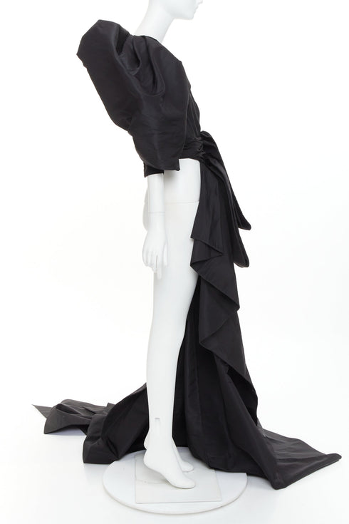 Women's Alexandre Vauthier Bustle Train Top