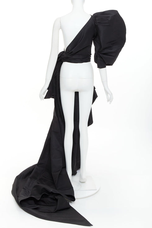 Women's Alexandre Vauthier Bustle Train Top
