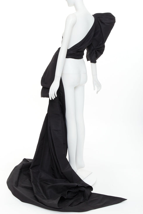 Women's Alexandre Vauthier Bustle Train Top