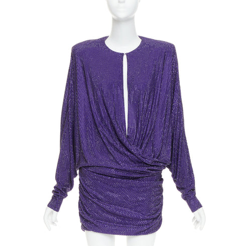 Women's Alexandre Vauthier Crystal Mini Dress