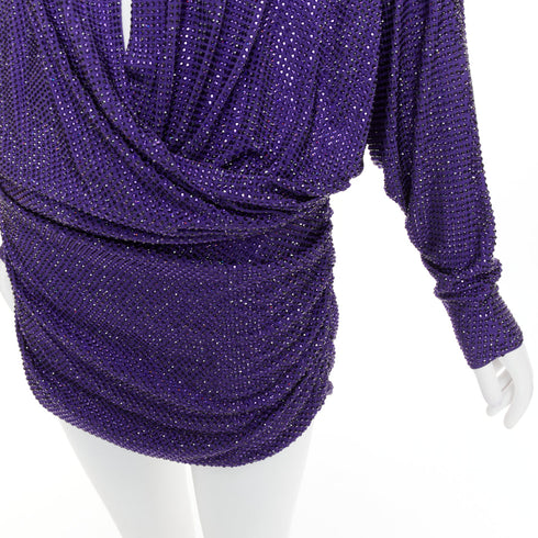 Women's Alexandre Vauthier Crystal Mini Dress