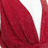 Women's Alexandre Vauthier Crystal Plunge Mini Dress