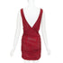 Women's Alexandre Vauthier Crystal Plunge Mini Dress