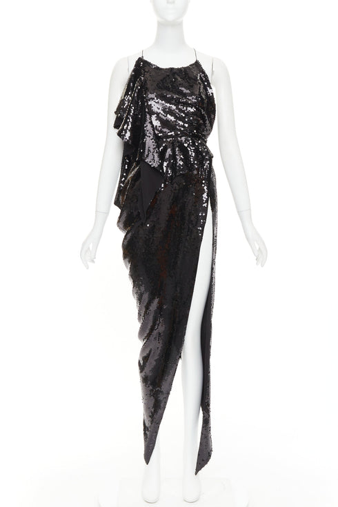Women's Alexandre Vauthier Sequin High Slit Dress
