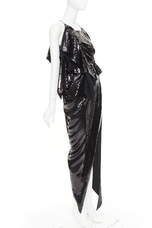 Women's Alexandre Vauthier Sequin High Slit Dress