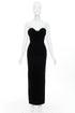 Women's Alexandre Vauthier Velvet Strapless Gown