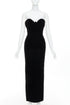Women's Alexandre Vauthier Velvet Strapless Gown