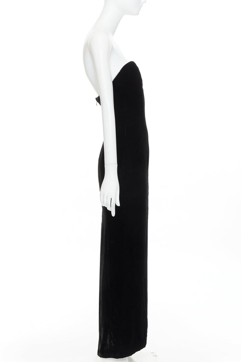 Women's Alexandre Vauthier Velvet Strapless Gown
