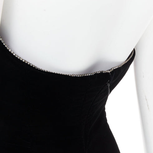 Women's Alexandre Vauthier Velvet Strapless Gown