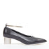 Women's Jil Sander Leather Anklet Ring Pumps
