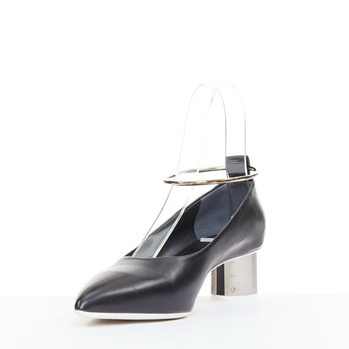 Women's Jil Sander Leather Anklet Ring Pumps
