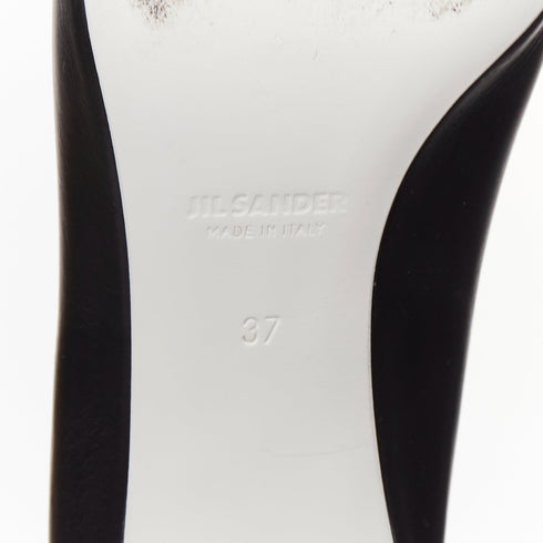 Women's Jil Sander Leather Anklet Ring Pumps