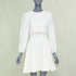 Women's Zimmermann Lattice Waist Puff Sleeve Dress