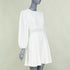 Women's Zimmermann Lattice Waist Puff Sleeve Dress