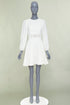 Women's Zimmermann Lattice Waist Puff Sleeve Dress