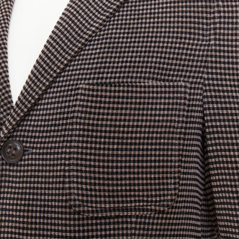Men's Giorgio Armani Cotton Micro-Check Blazer