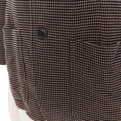 Men's Giorgio Armani Cotton Micro-Check Blazer