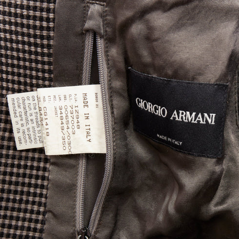 Men's Giorgio Armani Cotton Micro-Check Blazer