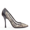 Women's Sergio Rossi Leather Floral Lace Pumps