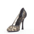 Women's Sergio Rossi Leather Floral Lace Pumps