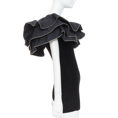 Women's Alexandre Vauthier Velvet Crystal Dress