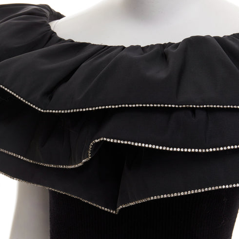 Women's Alexandre Vauthier Velvet Crystal Dress