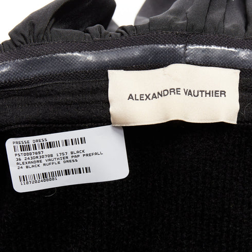 Women's Alexandre Vauthier Velvet Crystal Dress
