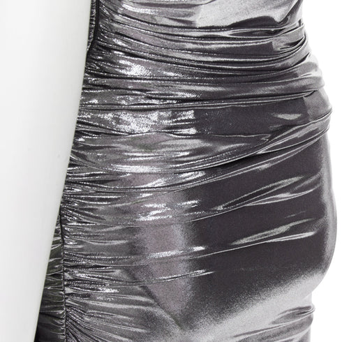 Women's Alexandre Vauthier Lame Asymmetric Dress
