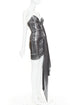 Women's Alexandre Vauthier Lame Asymmetric Dress