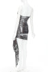 Women's Alexandre Vauthier Lame Asymmetric Dress