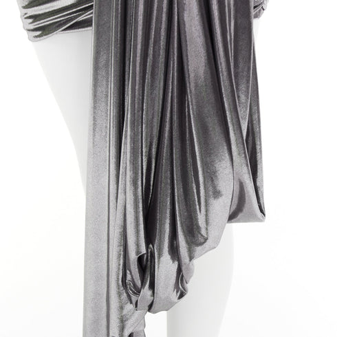 Women's Alexandre Vauthier Lame Asymmetric Dress