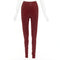 Women's Alexandre Vauthier Crystal Legging Pants