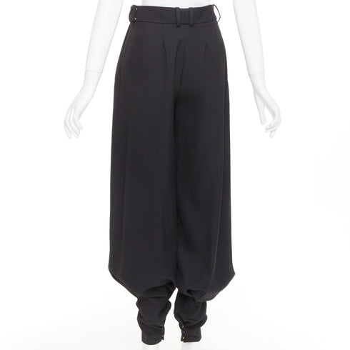 Women's Alexandre Vauthier Wool Barrel Pants