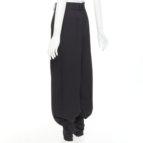 Women's Alexandre Vauthier Wool Barrel Pants