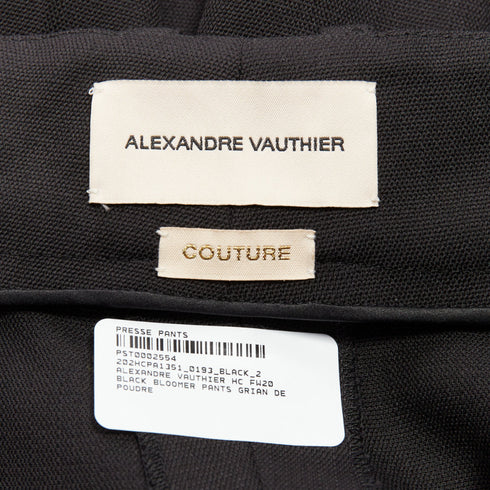 Women's Alexandre Vauthier Wool Barrel Pants