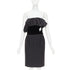 Women's Alexandre Vauthier Velvet Belt Satin Dress