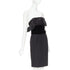Women's Alexandre Vauthier Velvet Belt Satin Dress