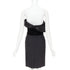 Women's Alexandre Vauthier Velvet Belt Satin Dress