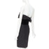 Women's Alexandre Vauthier Velvet Belt Satin Dress