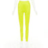 Women's Alexandre Vauthier Crystal Legging Pants