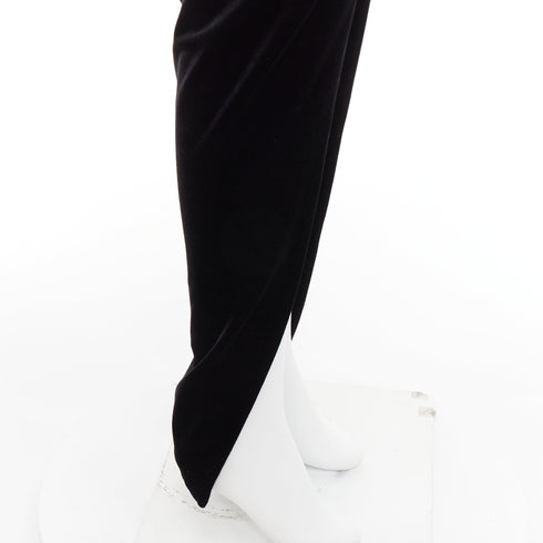 Women's Alexandre Vauthier Velvet Wrap Draped Gown