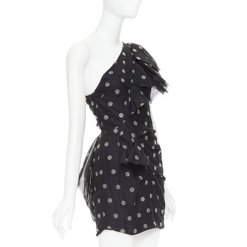 Women's Alexandre Vauthier Crystal One Shoulder Dress