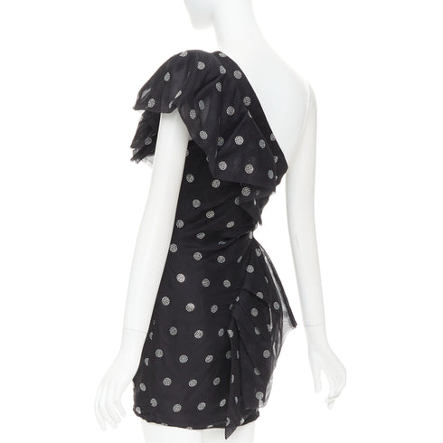 Women's Alexandre Vauthier Crystal One Shoulder Dress