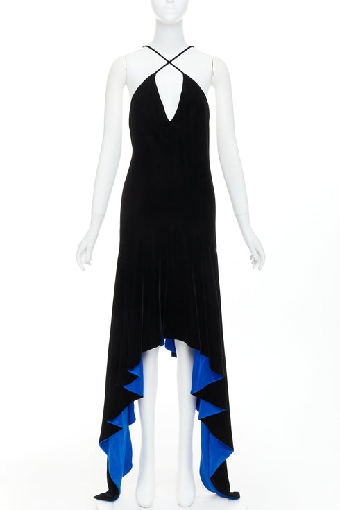 Women's Alexandre Vauthier Velvet Slip Dress