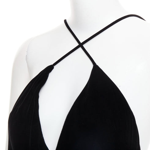 Women's Alexandre Vauthier Velvet Slip Dress