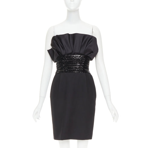 Women's Alexandre Vauthier Satin Sequin Mini Dress