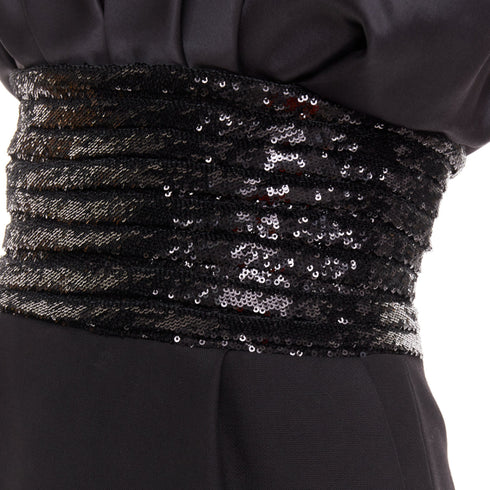 Women's Alexandre Vauthier Satin Sequin Mini Dress
