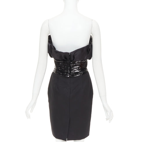 Women's Alexandre Vauthier Satin Sequin Mini Dress