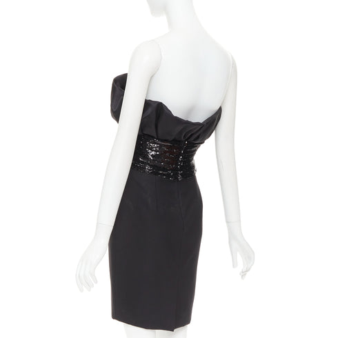 Women's Alexandre Vauthier Satin Sequin Mini Dress